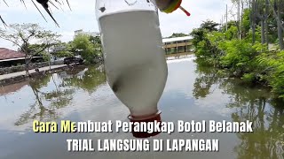 Cara Membuat Perangkap Ikan Belanak Dengan Botol Untuk Umpan Kakap Baramundi Fishing Mancing Mania