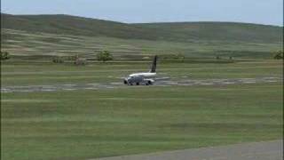 B737 Lzkz Landing