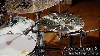 Meinl Cymbals GX-12FCH-J Generation X 12" Jingle Filter China Cymbal