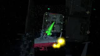 Battleship Yamato 2202 Vs 2 Borg Tactical Cubes