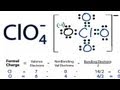 ClO4- Lewis Structure - How to Draw the Lewis Structure for ClO4- (Perchlorate Ion)