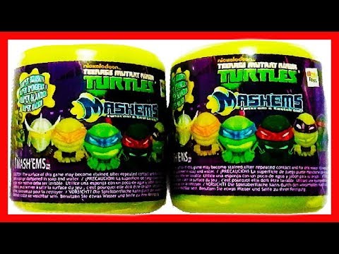 2 SORPRESAS DE LAS TORTUGAS NINJA MUTANTES. FIGURAS MASHEMS COLECCIÓN 2013 SERIE 1. SURPRISE BOX EGG