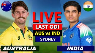 Live: India vs Australia, 3rd ODI
