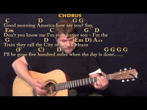 City Of New Orleans (gitarrengriffe) Video