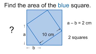 Find the area of the blue square 20241220