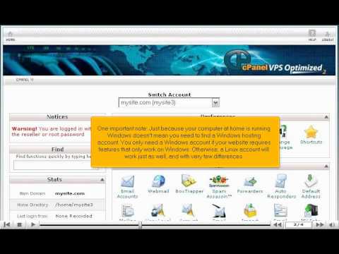 Jual web hosting control panel for windows free