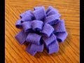 Felt pom pom FLOWER hairbow tutorial V2