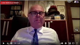 Pino Campagna Il Prof Burloni, Virologo Casa Marcello Night del 15 Gen 2021