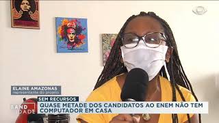 BAND destaca a relevância do projeto ENEM SOCIAL CONECTADO do CEAP .
