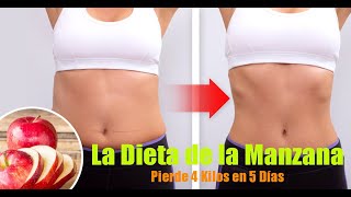 Dieta de la Manzana para Perder 4 Kilos en 5 Días