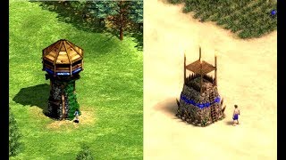 Age Of Empires 2 Vs Age Of Empires: Definitive Edition Building Comparison