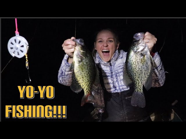 Watch How To Catch GIANT CRAPPIE with YO-YO's at NIGHT!!!!! on YouTube.