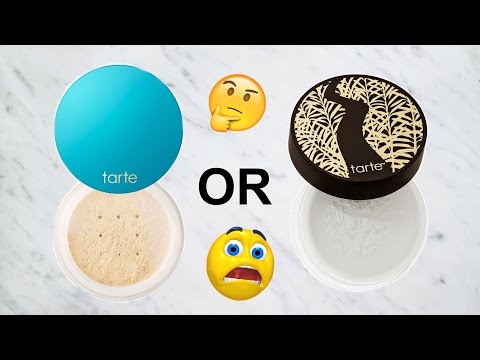 WHICH TARTE LOOSE POWDER SHOULD YOU BUY?! ALL SKIN TYPES-thumbnail