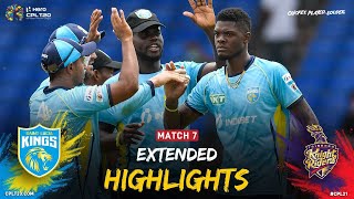 Extended Highlights | Saint Lucia Kings vs Trinbago Knight Riders | CPL 2021
