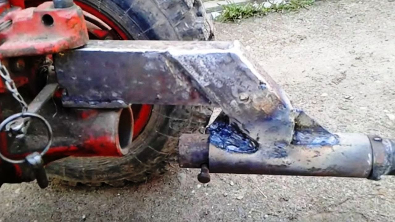 Поворотный узел на мотоблок своими руками 34