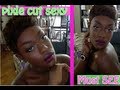 DIY Short Rihanna Wig Pixie Cut Tutorial