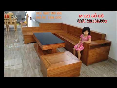Ghế Sofa đẹp phòng khách nhỏ | Bàn ghế gỗ phòng khách nhỏ