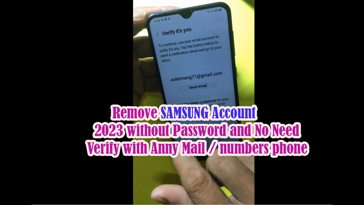 Remove SAMSUNG Account 2023 without Password and No Need Remove SAMSUNG Account 2023 without Password and No Need