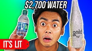 $1 VS $2700 WATER BOTTLE! $1 VS $2700 WATER BOTTLE!