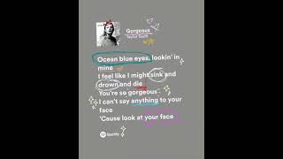 Gorgeous - Taylor Swift Ocean Blue Eyes