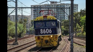 A Return Of A Nsw Sra Electric Locomotive - 8606