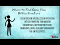 Open Plan Office Furniture