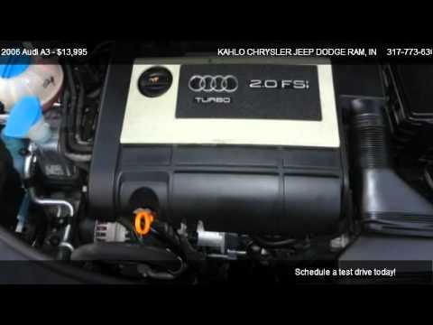 Audi A3 20T KAHLO CHRYSLER JEEP DODGE RAM Order Reorder Duration 231 