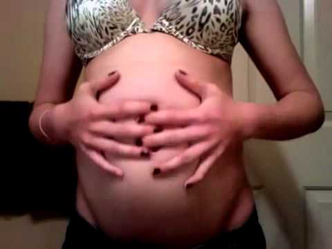 Bloating cute belly with coke mentos