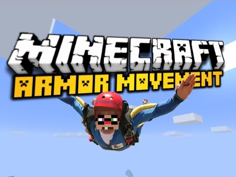 Minecraft Armor Movement Mod - GLIDERS, JET PACKS, & MORE! (HD)