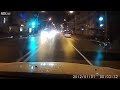 かなり激しい衝突事故。対向車がスリップして激突。ドライブレコーダー