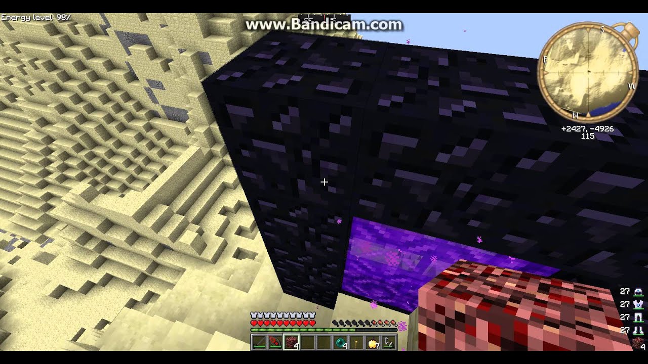 Как сделать портал в нижний мир minecraft