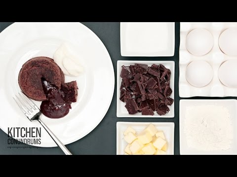 VIDEO : the trick to molten chocolate lava cakes - kitchen conundrums with thomas joseph - it seems nearly every restaurant has a version ofit seems nearly every restaurant has a version ofmolten chocolate cakeson their dessert menu. you  ...