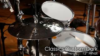 Meinl Cymbals CC15DAH Classics Custom 15" Dark Hihat