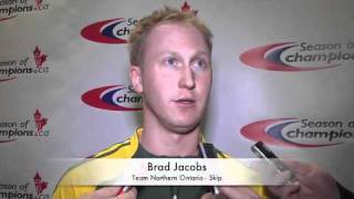 2011 Tim Hortons Brier - Draw 9 Media Scrum