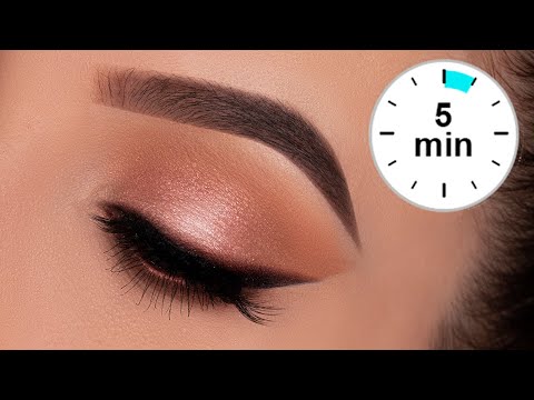 5 MINUTE Eye Makeup for Work / School / Everyday - YouTube