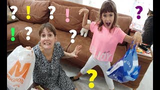 Resi̇mden Bi̇l Challenge . Eli̇f Çi̇zi̇yor Lera İle Yarişiyoruz. Mi̇gros Carrefour Alişveri̇ş Vlog