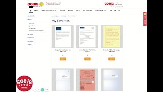 How to reorder a yellow letter or postcard that you've previously ordered with GoBig Printing?