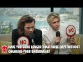 One Direction Harry & Niall interview YES/NO Game (NARRY)