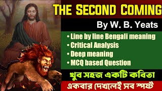 The Second Coming By William Butler Yeats Line By Explanation Cl 11 1St Semester