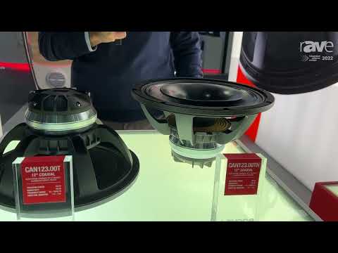 ISE 2022: Lavoce Highlights CAN123.00T and CAN123.00TH 12-Inch Coaxial Speakers