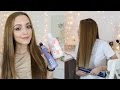 How I Flat Iron My Hair + Favorite Products | Straight Hair R...