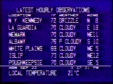 weather channel forecast 1985