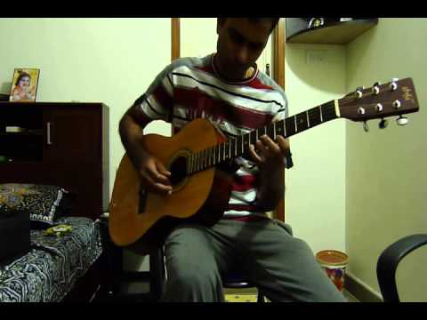 Hindi+Meri bheegi bheegi si+Kishore kumar+acoustic+guitar+Cover...