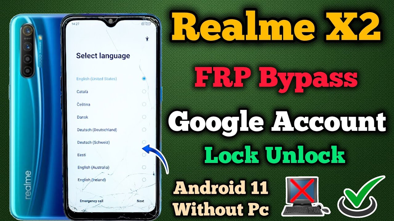 Realme X2 RMX1992 || FRP Bypass || Google Account Unlock Realme X2 RMX1992 || FRP Bypass || Google Account Unlock