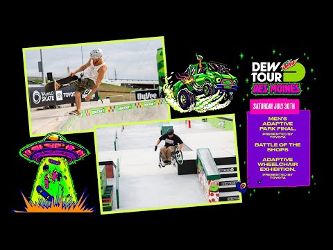 Dew Tour 2022: Men’s Adaptive Park, Battle of the Shops, Adaptive Wheelchair Presented by Toyota