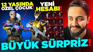 12 YAŞINDA Kİ ÖZEL TAKİPÇİME FULL+FULL HESAP HEDİYE ETTİK! (ÇOK DUYGULANDI) PUBG