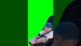 Green Screen Thinking Baby Meme