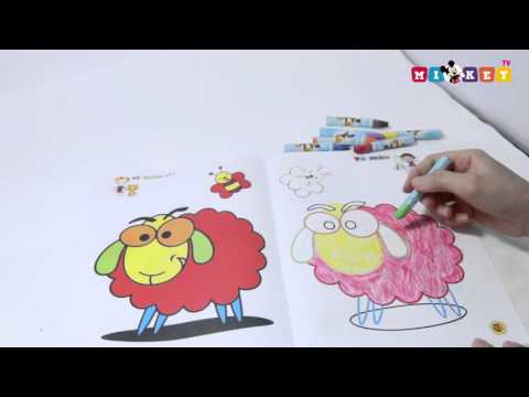 Tô Màu Cho Bé|Tô Màu Con Vật|Chị Bí Đỏ Hướng Dẫn Bé Tô Màu Cừu Con Thông Minh|Animals Coloring