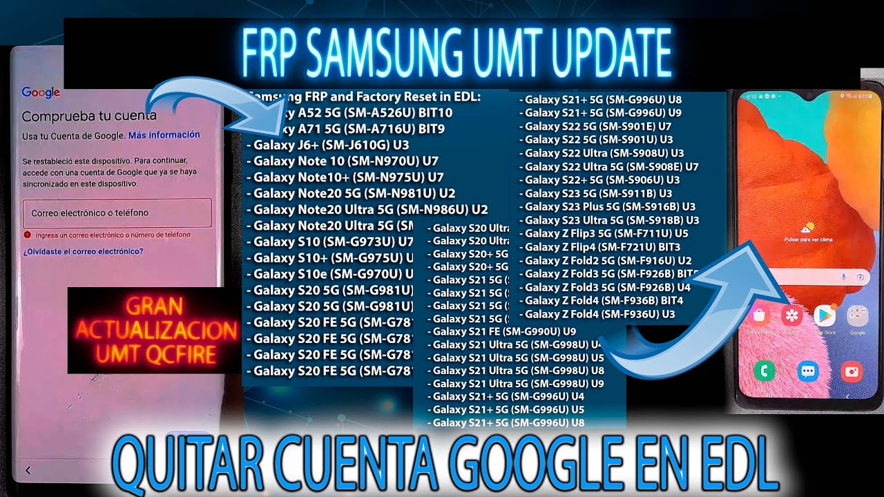 FRP SAMSUNG IN EDL NO ADB REMOVE GOOGLE ACCOUNT A52A71 FRP SAMSUNG IN EDL NO ADB REMOVE GOOGLE ACCOUNT A52A71