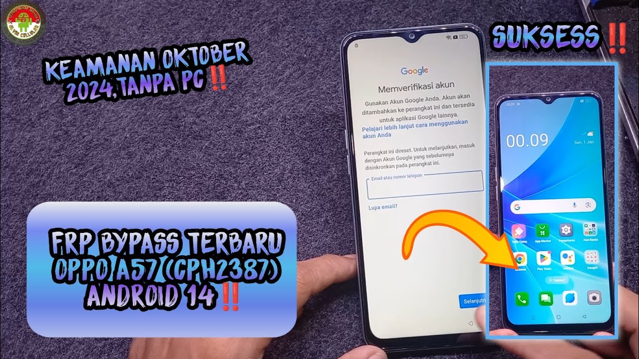 LATEST FRP BYPASS OPPO A57 (CPH2387) ANDROID 14 LATEST FRP BYPASS OPPO A57 (CPH2387) ANDROID 14